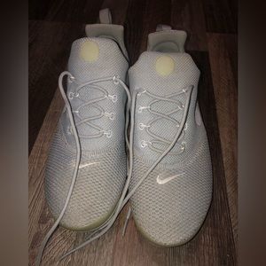 Nike Gray/White Athletic Running shoes